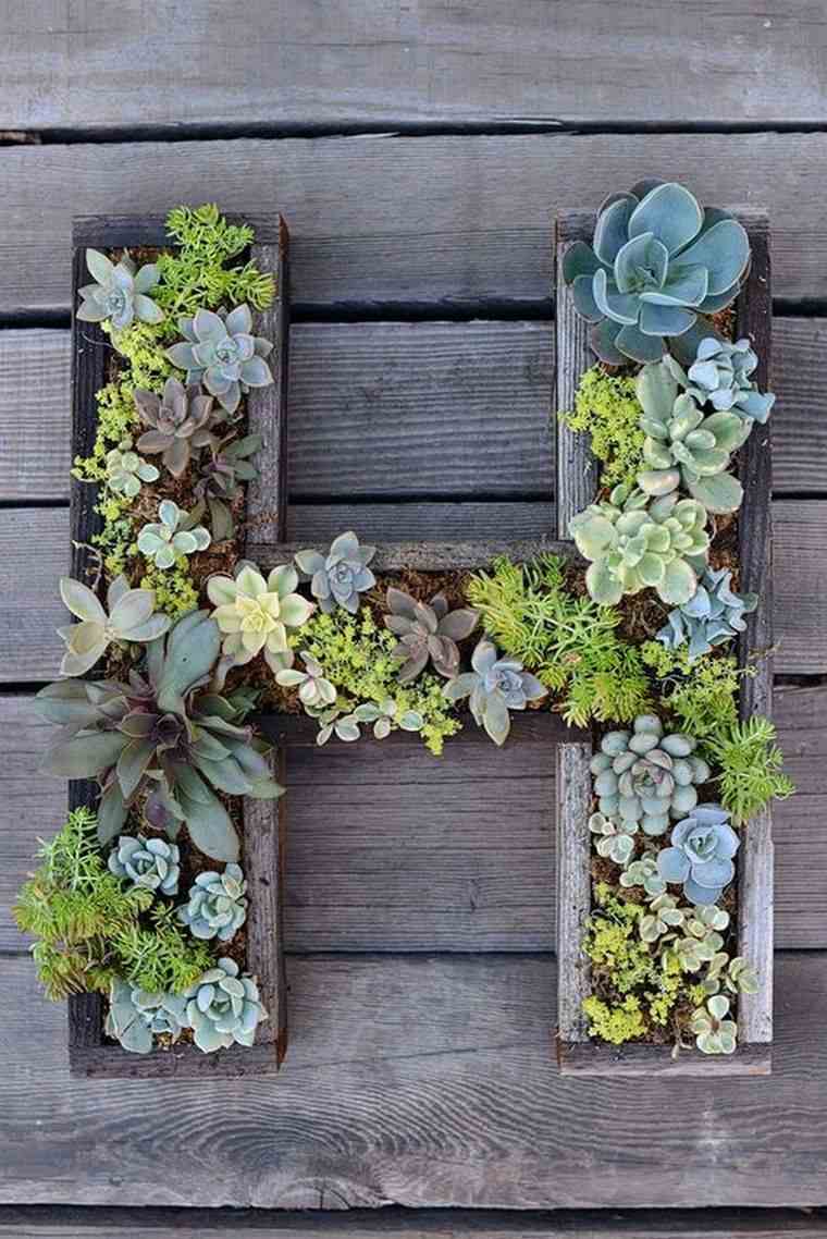 vanjski-biljni-zid-uradi-sam-ukrašen-slova-zelene-biljke-sukulenti