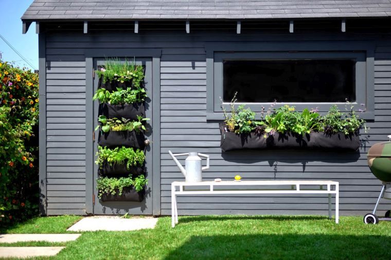 vanjski-biljni-zidni-uradi-sam-tekstilne-vrećice-zidna dekoracija-ograda-vrtna šupa