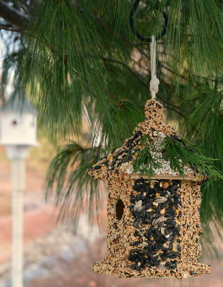 idee per mangiatoie per uccelli idee per casette per uccelli da giardino