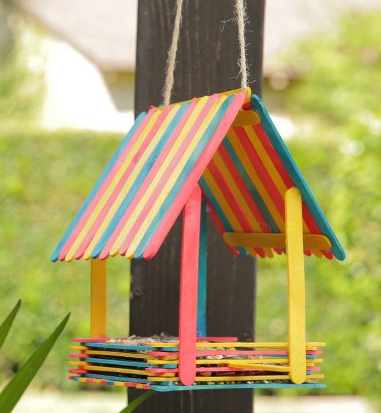 madár-ház-barkács-ötletek-kert