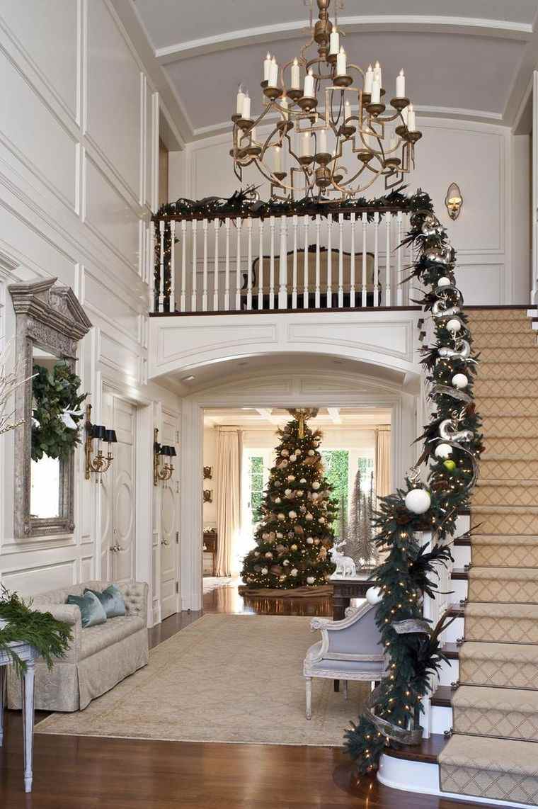 unutarnje uređenje božićna kućna stepenica