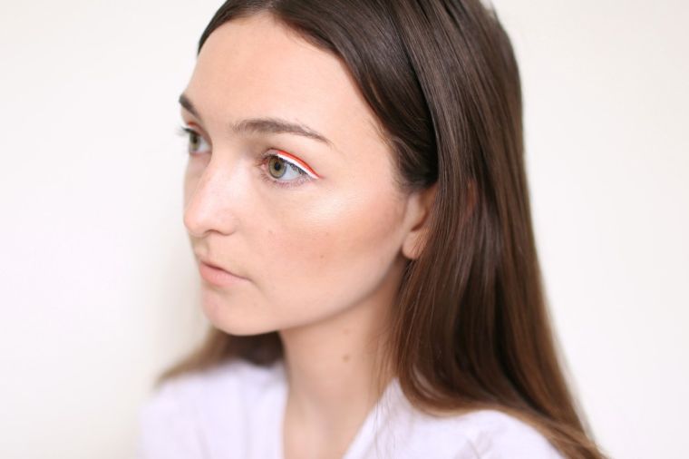 naujovė akių makiažas-akių pieštukas-spalva-oranžinė
