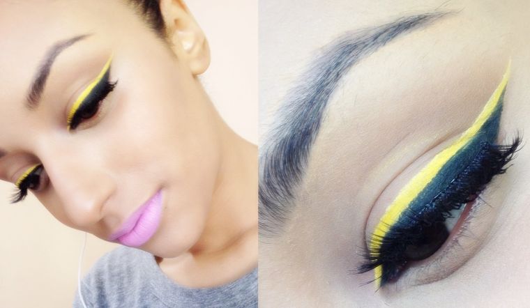eyeliner-giallo-trend-idee-trucco
