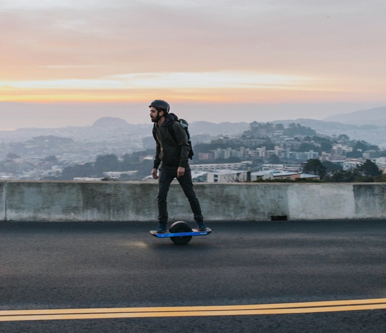 onewheel skateboard ride-city