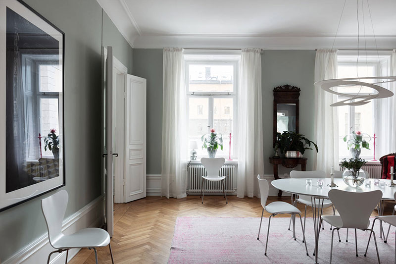 stockholm'de bir dairenin içi photo