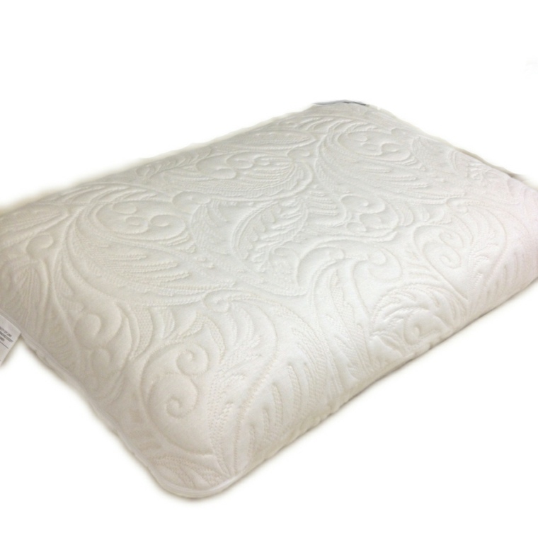 atminties putų pagalvė su raštuota pagalvės užvalkale