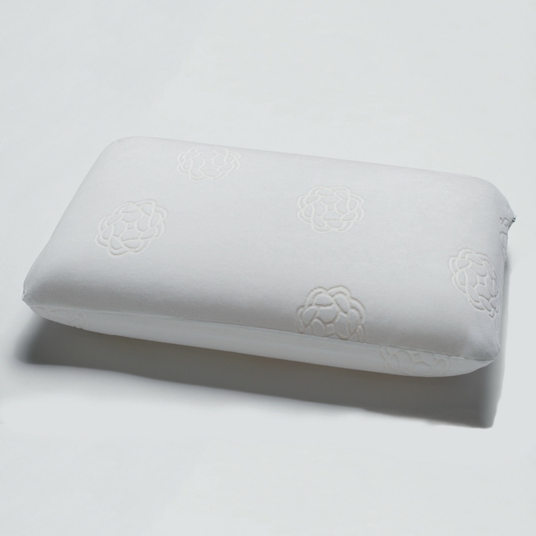 cuscino in memory foam di colore bianco