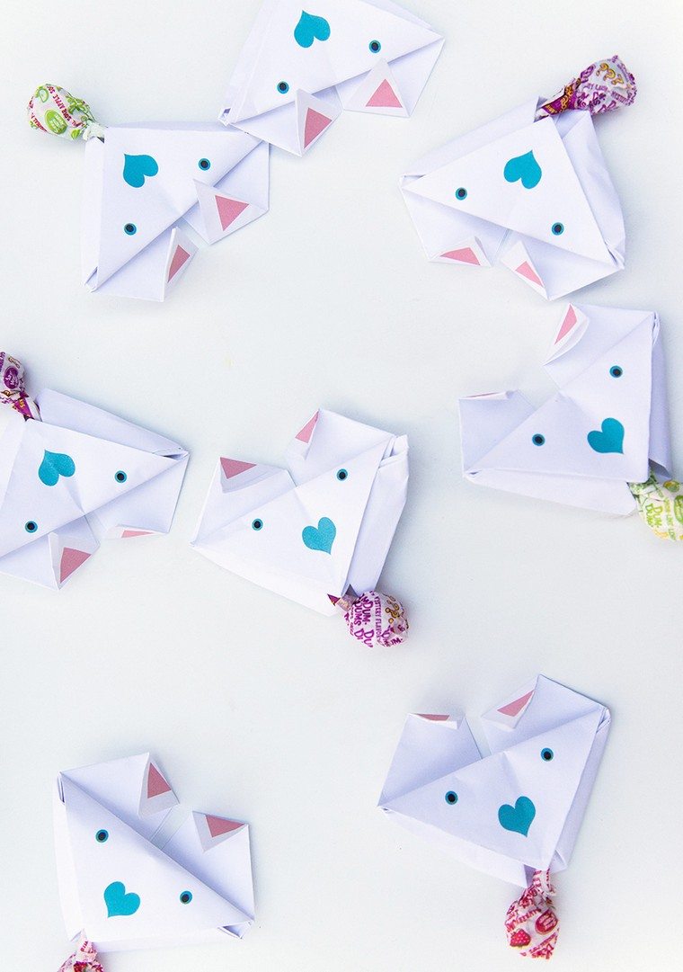 lengva origami-Valentino diena
