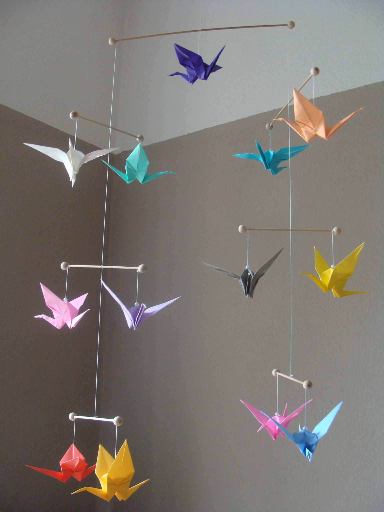 簡単な折り紙の鳥-アイデア-折り紙-やりやすい