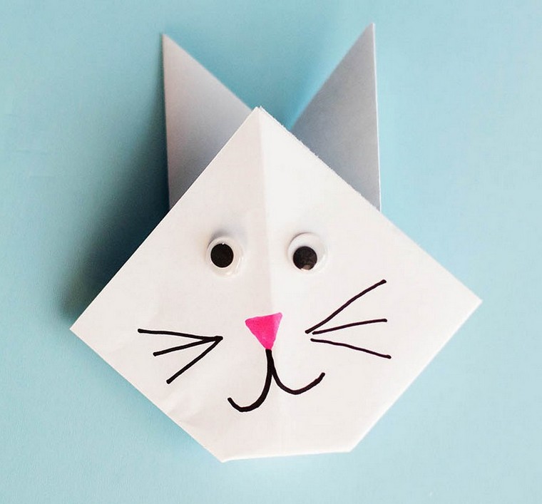 triušis-origami-lengvas vaikas