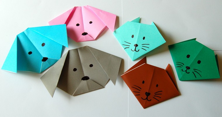 origami-šuo-katė-lengva