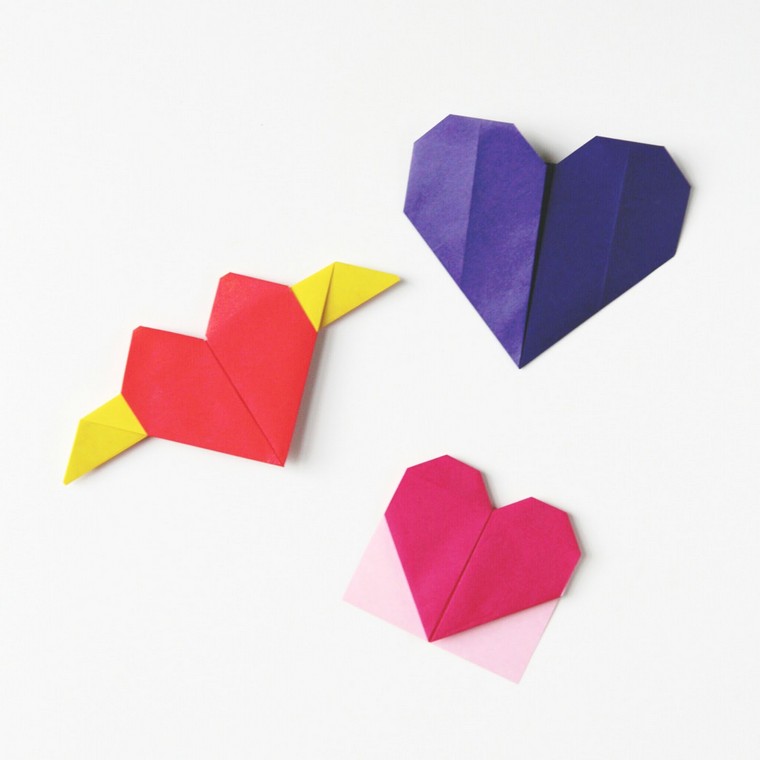 origami-širdis-Valentino diena