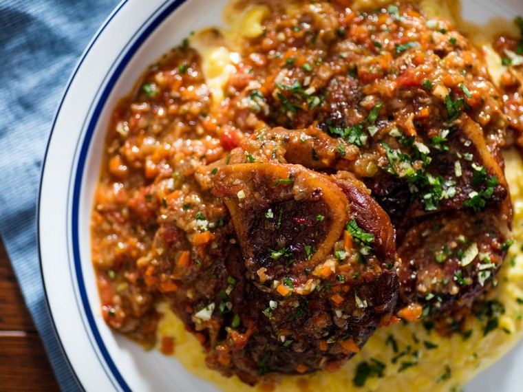 Osso bucco recept ötlet húspüré párolt zöldség