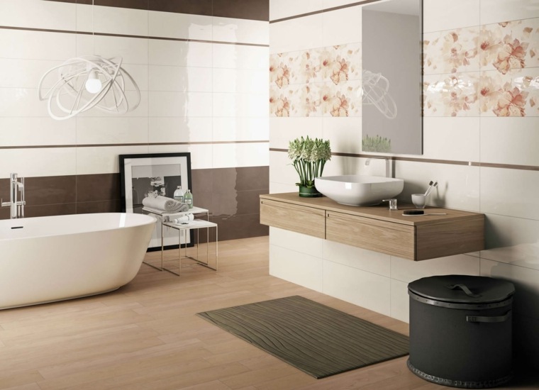 modern barna fürdőszoba színpaletta