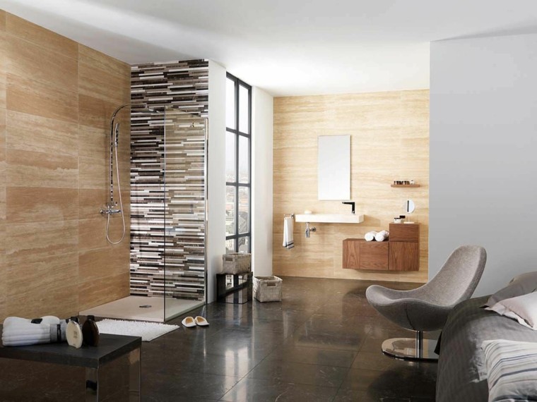 arredo bagno marrone