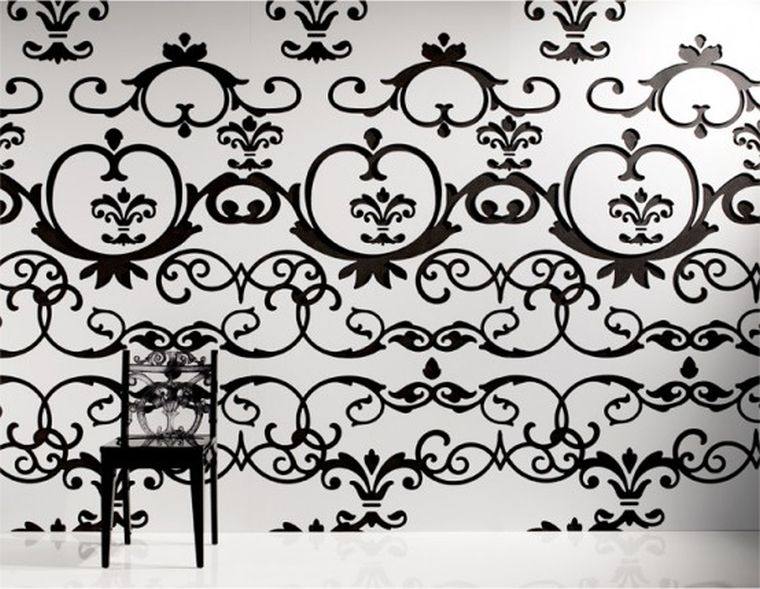 装飾壁パネル-白黒