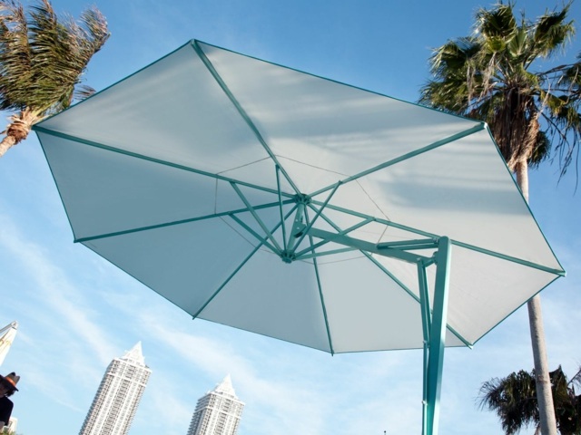 Michael Caravita BELVEDERE parasole rotondo regolabile eccentrico