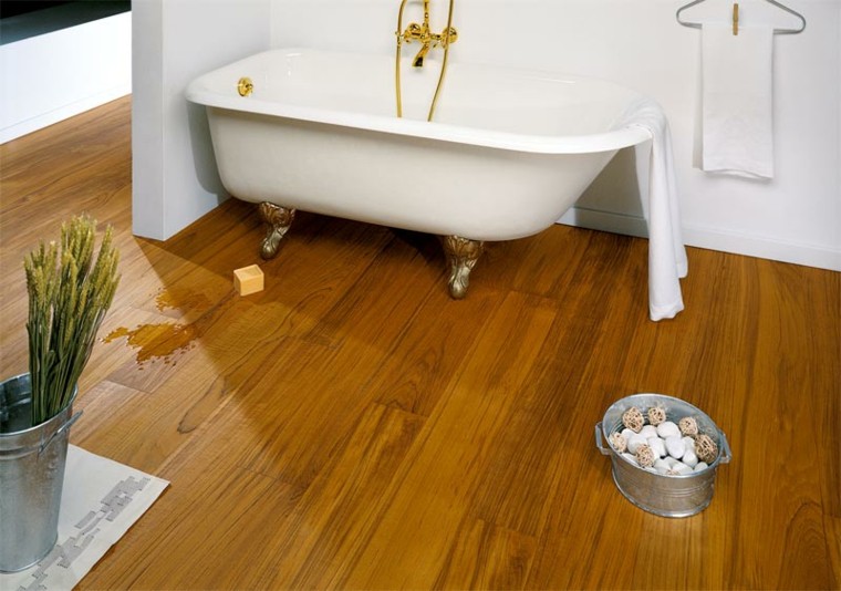 parket plutajući drveni podovi bijele kupaonice