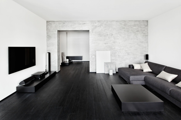 parquet nero soggiorno-moderno-minimalista-nero-bianco