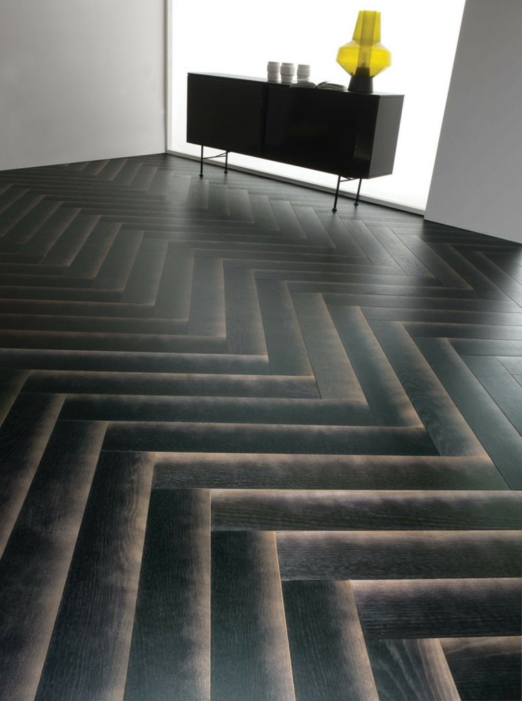 modernità-eleganza parquet nero