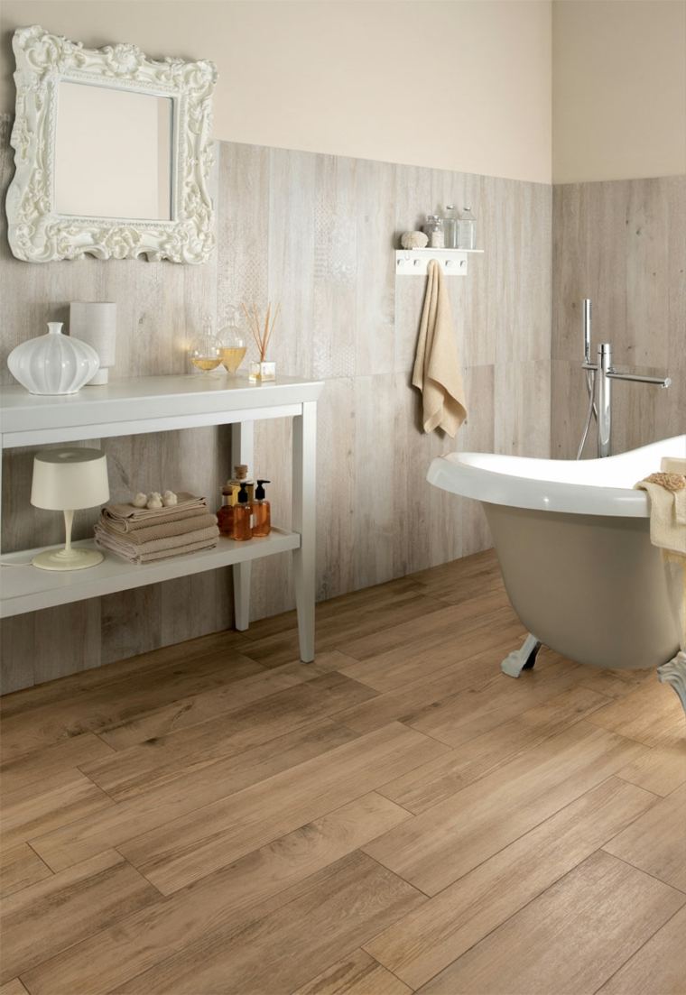 parquet da bagno moderno