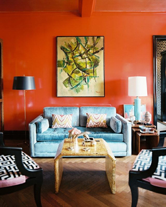 Narancssárga nappali festés