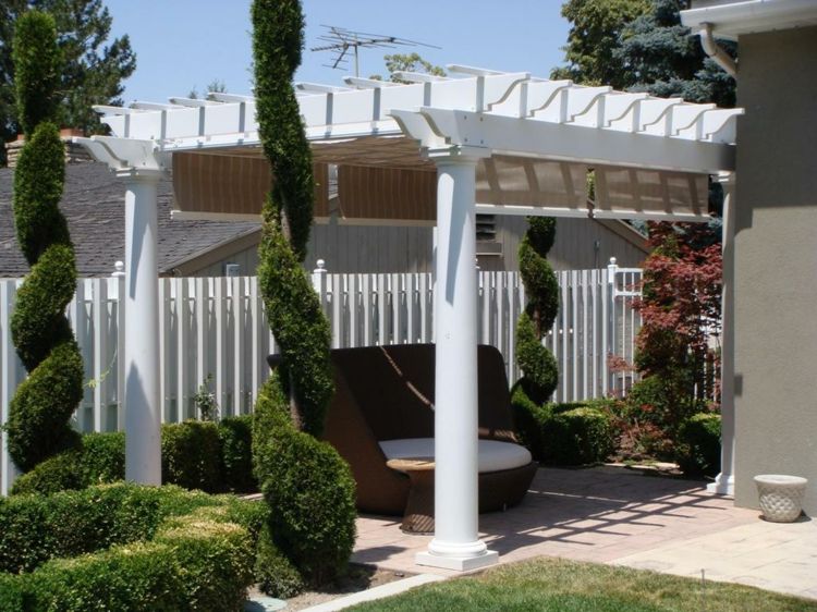 modern design kerti pergola