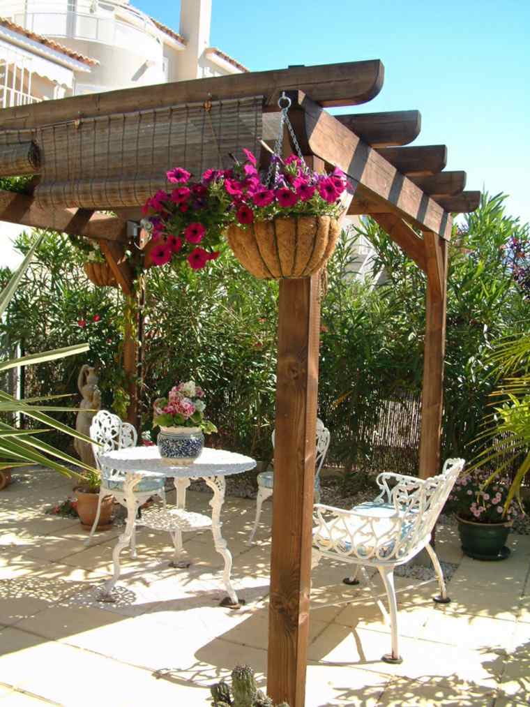 vrtna pergola deco dizajn mali vrtni salon