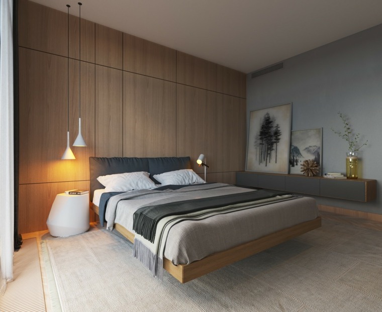 foto camera da letto zen design moderno letto giapponese minimalismo