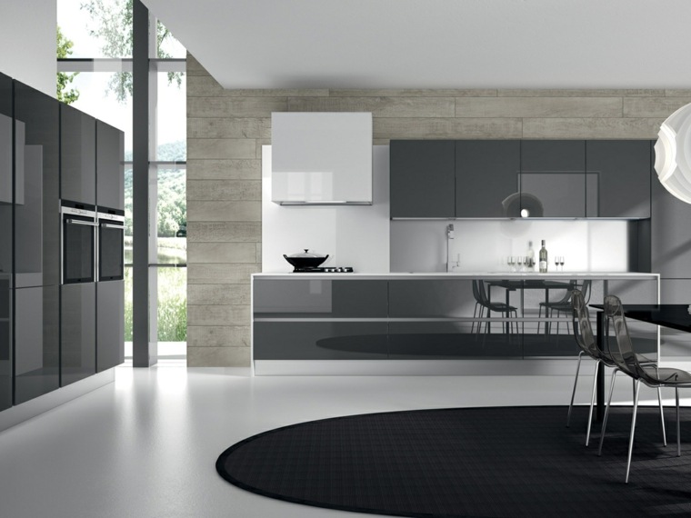 foto cucina moderna design-plastica-metallo-pietra