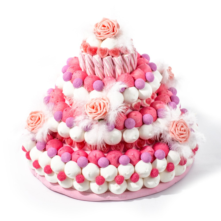 pezzo-montee-mariage-torta-caramella-rosa-girly