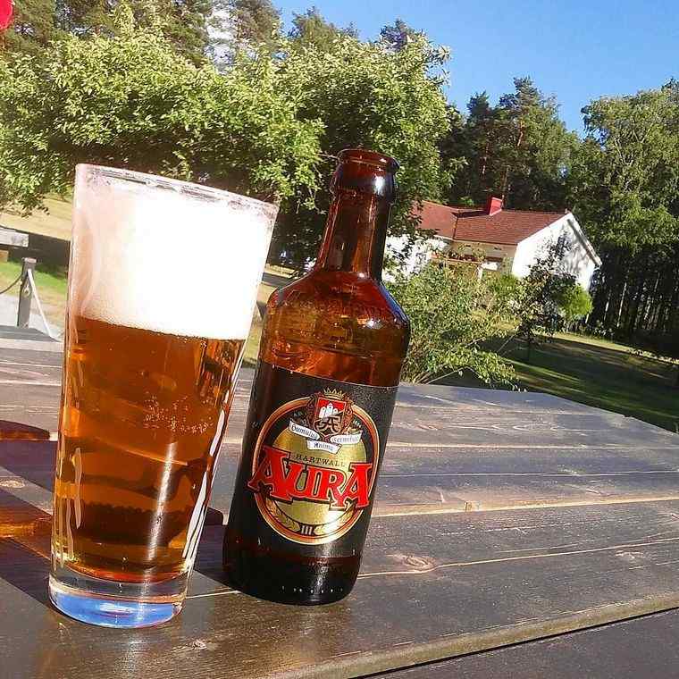 pinta di birra Aura Finland