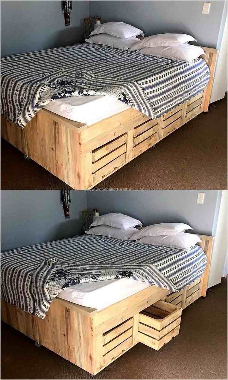 letto-magazzino-pallet-pinterest-fai da te