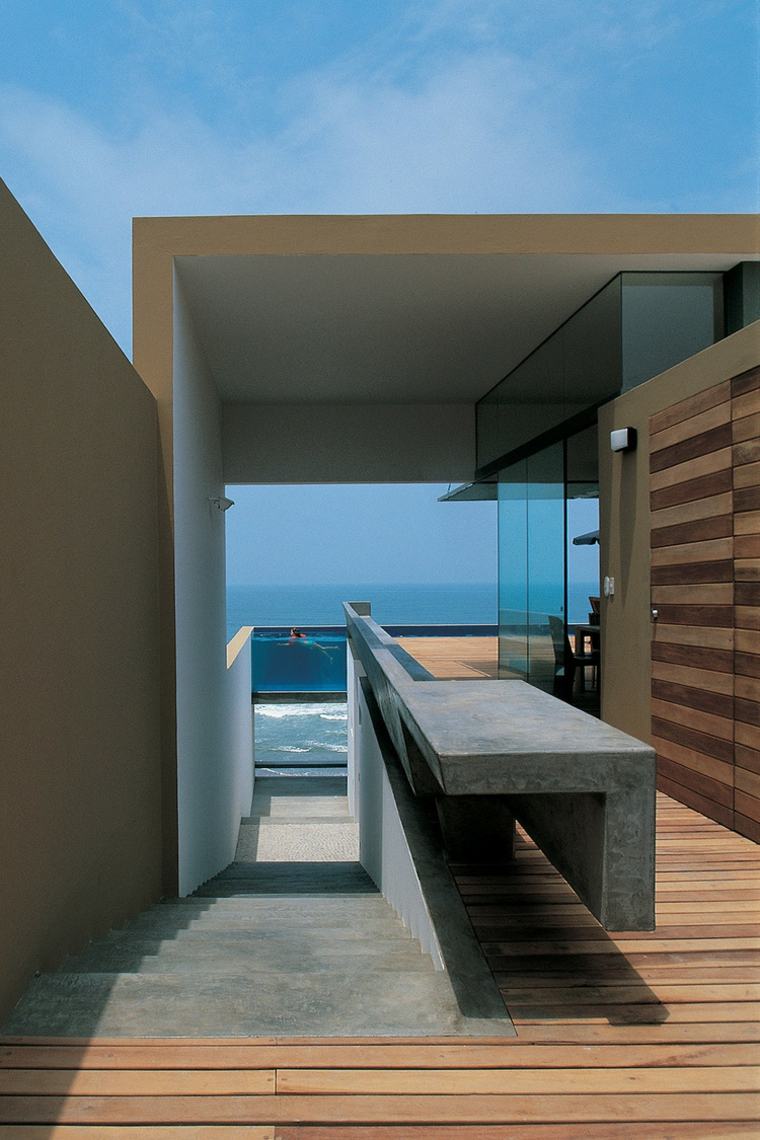moderna kuća moderni dizajn bazen staklo uređenje okoliša