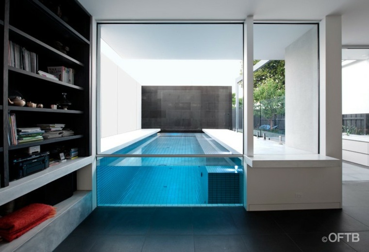 stakleni bazen moderan dizajn ideja dizajn interijera dizajn bazena