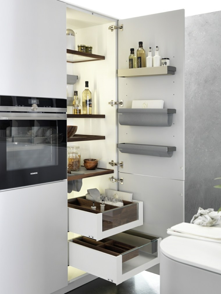 moderno armadio scorrevole mobile alto armadio da cucina forno