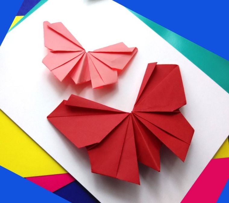 pillangó összecsukható papír szalvéta egyszerű