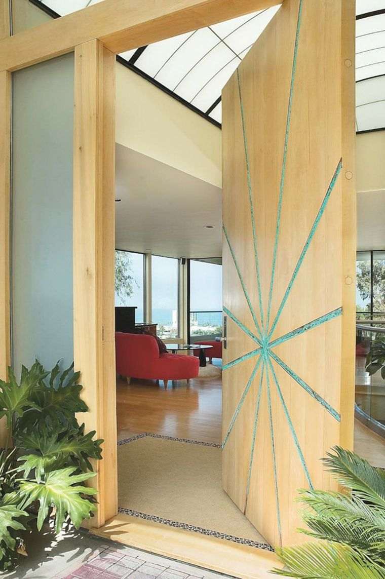 Modern stílusú ajtó bejárati építészeti ház