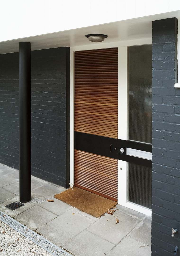 porte d'ingresso in legno design sean myers moderna idea esterna