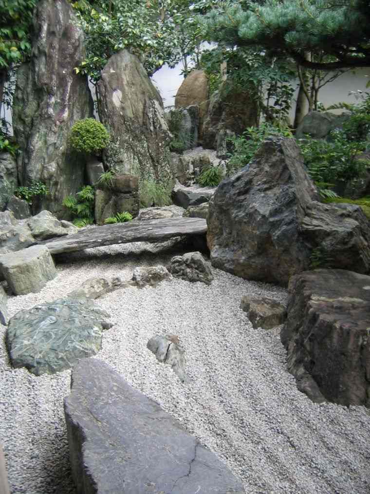 Zen kő kert dekoráció ötlet