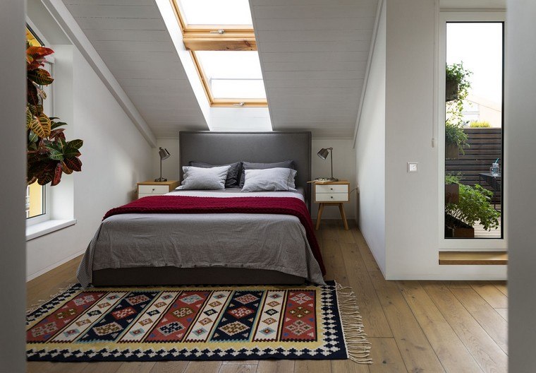 hálószoba-ágy-szőnyeg-led-fény-ötlet