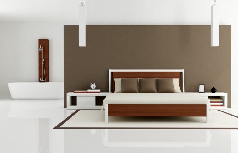 scegli un'idea del materasso lampada a sospensione in legno della testiera del letto della camera da letto