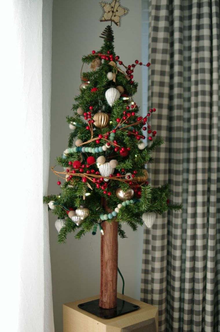 idea-decorazione-casa-albero-di-natale-piccola-stile-naturale