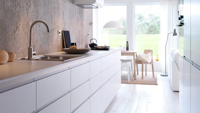 idee per dipingere la cucina bianca