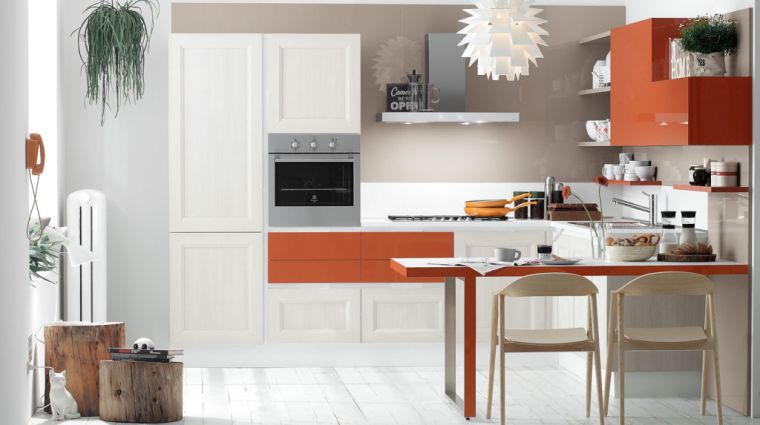 taupe grigio bianco idee per la decorazione della cucina moderna isola bar