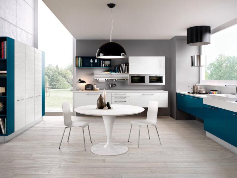 vernice bianca per mobili da cucina blu colore grigio tavolo da pranzo grigio