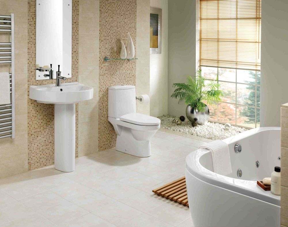 arredamento contemporaneo ambiente e stile tappeto lavabo vasca da bagno