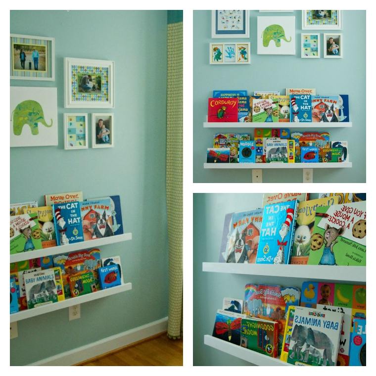 子供用の本棚の装飾プレイルーム