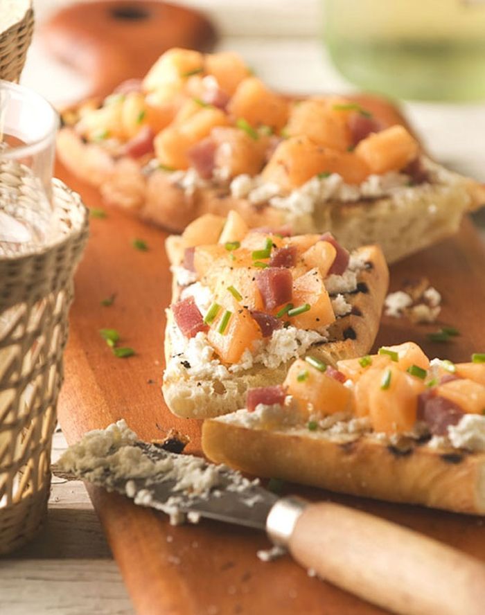 kumpio crostini itališko aperityvo receptas