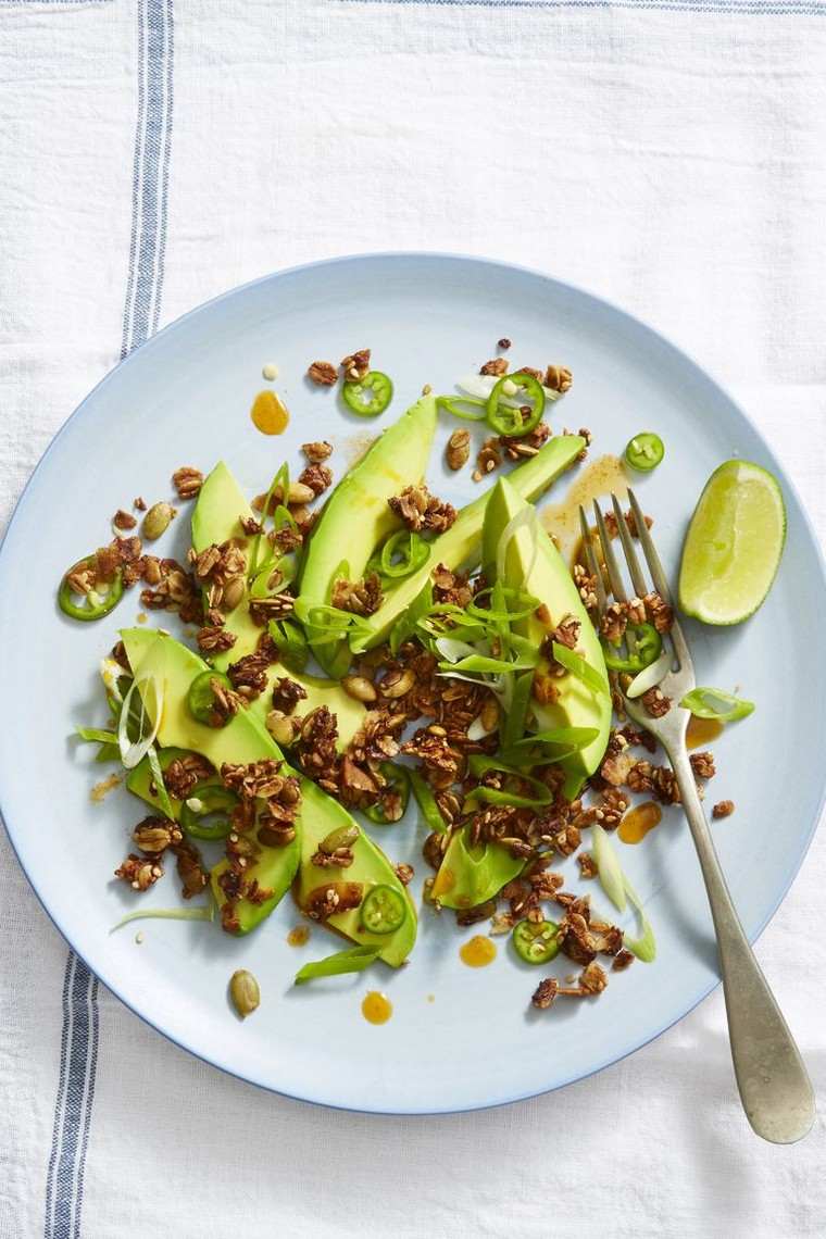 jednostavan božićni recept ideja salata avokado zdrav zdrav uravnotežen